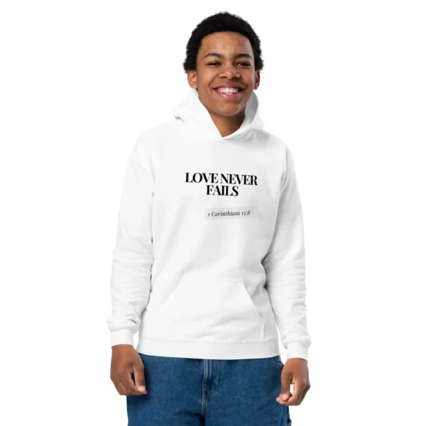 Youth heavy blend hoodie - Image 2