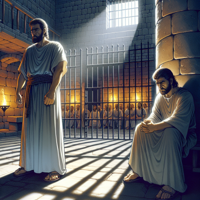 Paul and Silas in Prison (Acts 16:16-40)_image